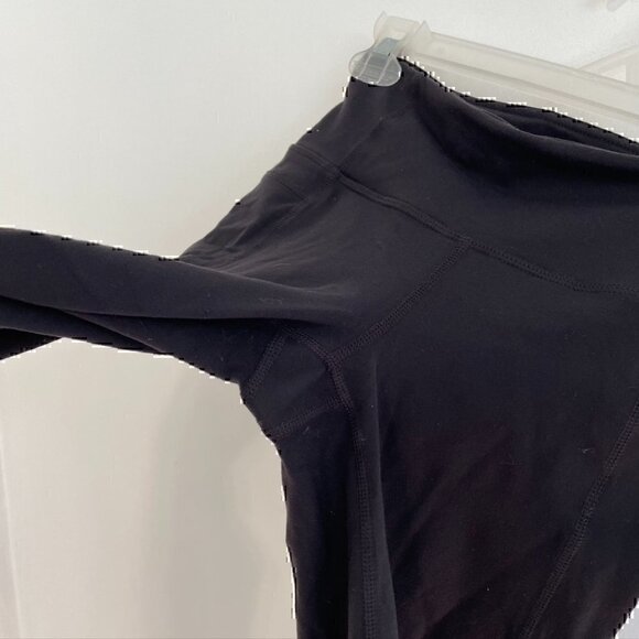 ATHLETA Power Up Capri Black Mid Rise Straight Leg Capris Yoga Pants Leggings XS - Picture 6 of 12